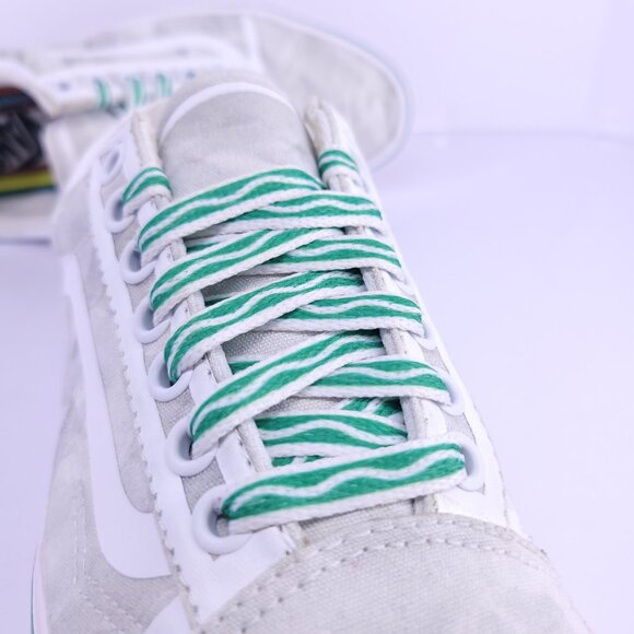 Vans x Crayola ComfyCush Old Skool Gray Green Sneakers Women’s 8 Men’s 6.5 - Picture 11 of 14